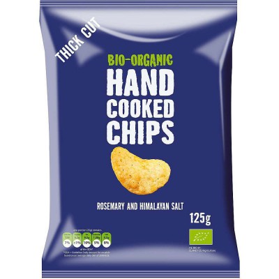 Trafo Organic Handcooked Rosemary & Himalayan Salt Crisps 125g