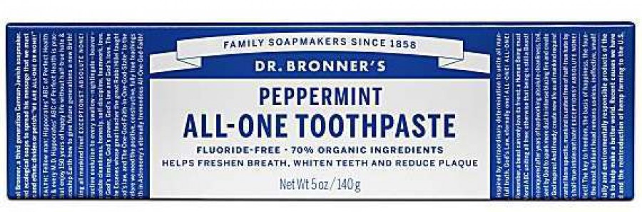 Dr Bronner's Peppermint Toothpaste 148ml