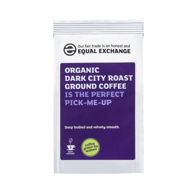 Equal Exchange Organic Dark City Ground Coffee 227g