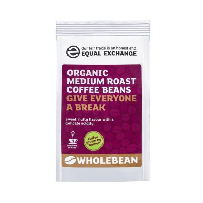 Equal Exchange Organic Medium Roast Coffee Beans 227g