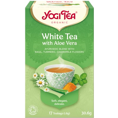 Yogi Tea Organic White Tea with Aloe Vera 17 Bags