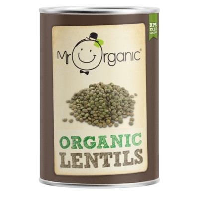 Mr Organic Lentils 400g