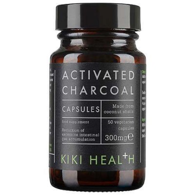 Kiki Health Activated Charcoal 50 Vegicaps