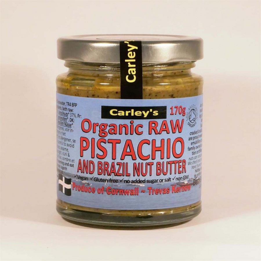 Carley's Organic Raw Pistachio Nut Butter 170g