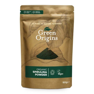 Green Origins Organic Spirulina Powder 90g