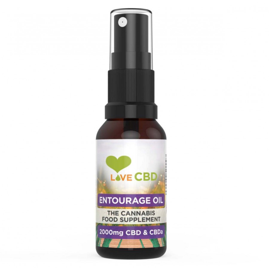 Love CBD 2000mg Entourage CBD Oil Spray 20ml