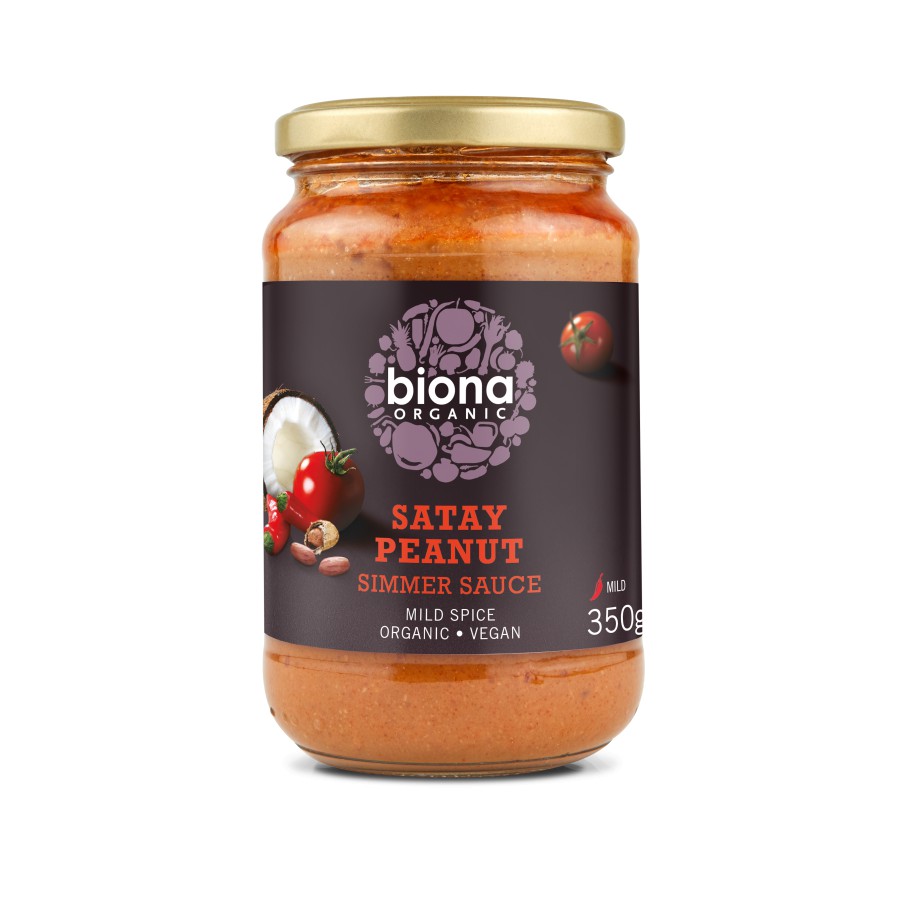 Biona Organic Satay Peanut Simmer Sauce 350g