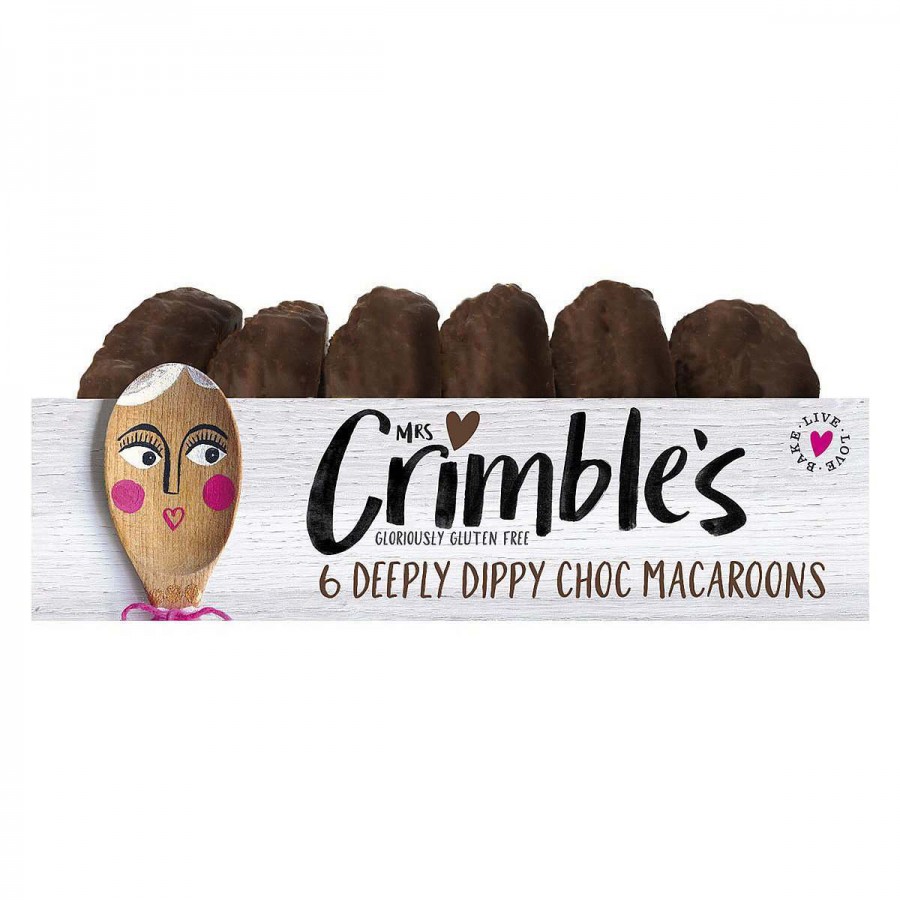 Mrs Crimble's Deeply Dippy Choc Macaroons - Pack of 6