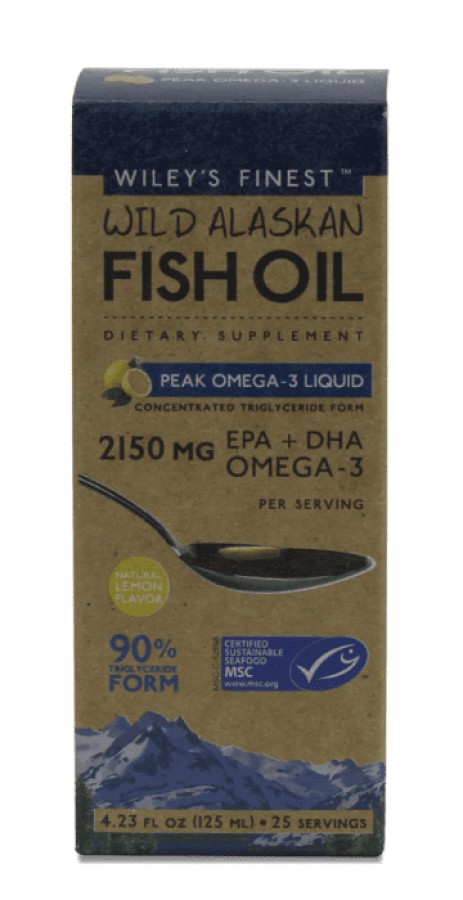 Wiley's Finest Peak Omega-3 Lemon Fish Oil 125ml