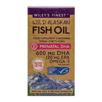 Wiley's Finest Prenatal DHA 720mg EPA & DHA 60 Capsules