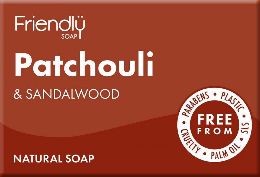 Friendly Soap Natural Patchouli & Sandalwood Soap 95g