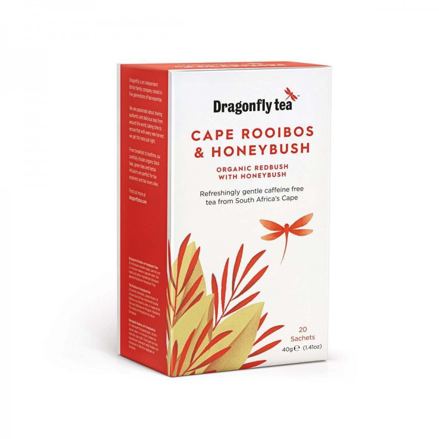 Dragonfly Tea Organic Cape Rooibos & Honeybush 20 Sachets