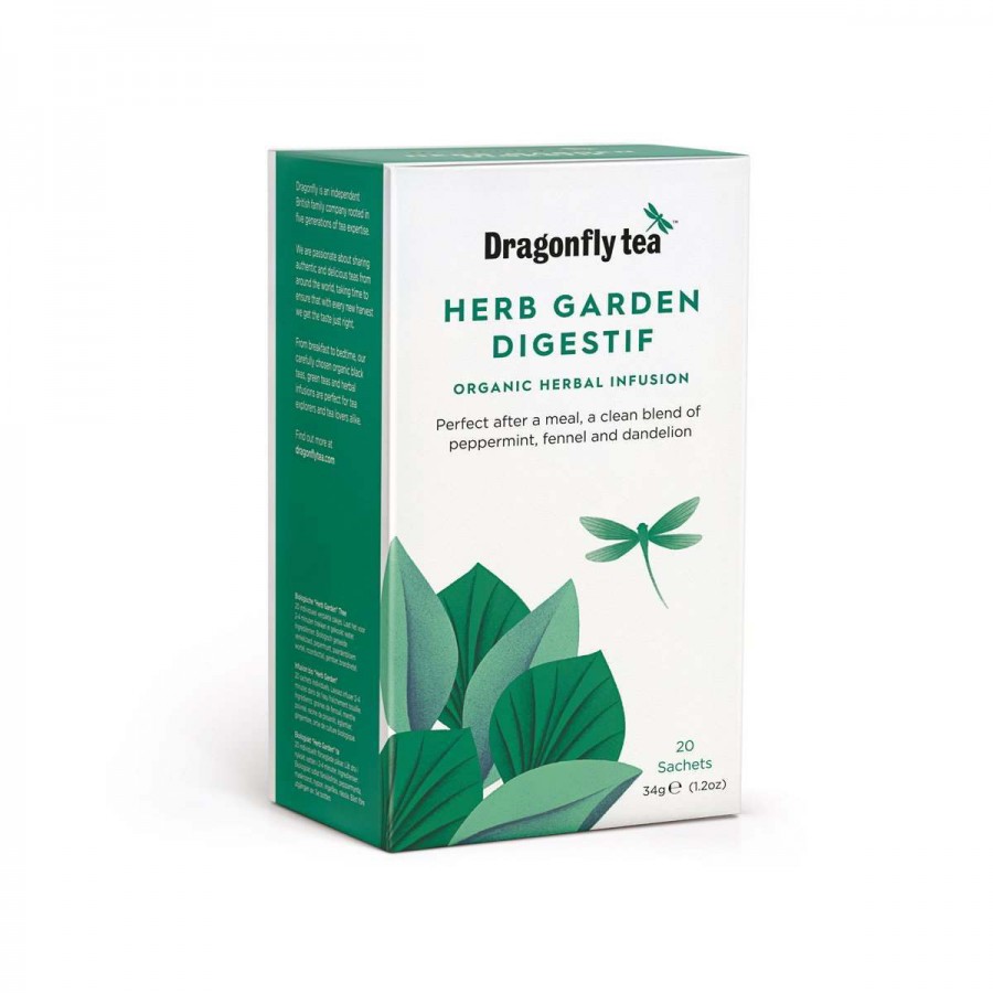 Dragonfly Tea Organic Mint Garden Digestif 20 Sachets