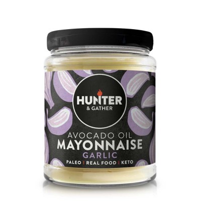 Hunter & Gather Garlic Avocado Oil Mayonnaise 175g