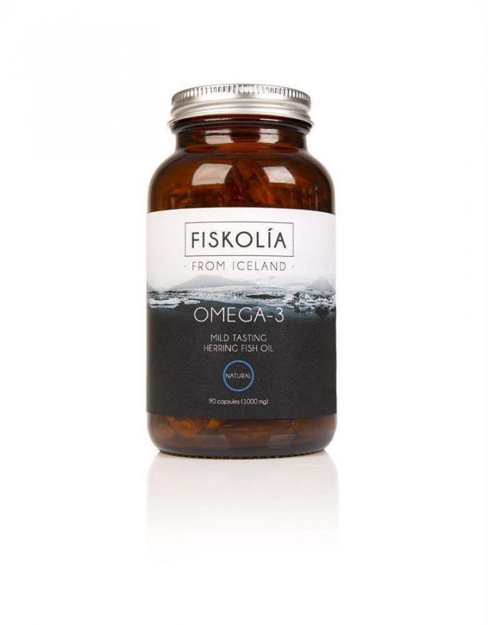 Fiskolia Omega-3 Herring Fish Oil 1000mg 90 Capsules