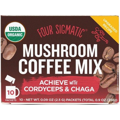 Four Sigmatic Mushroom Coffee with Cordyceps & Chaga 10 Packets