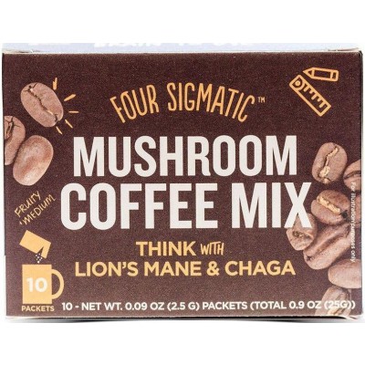 Four Sigmatic Mushroom Coffee with Lion's Mane & Chaga 10 Packets