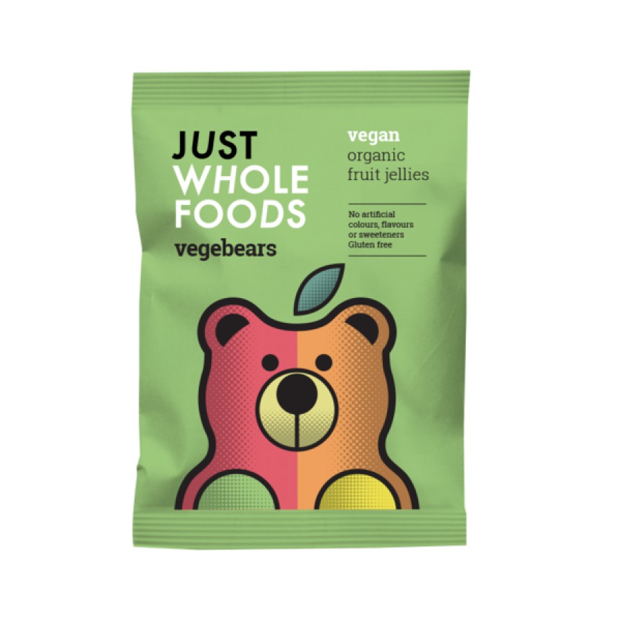 Just Wholefoods Organic Vegebears 100g