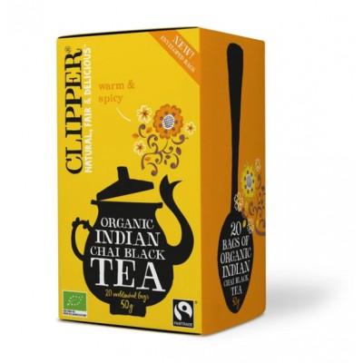 Clipper Organic Indian Chai Black Tea 20 Bags