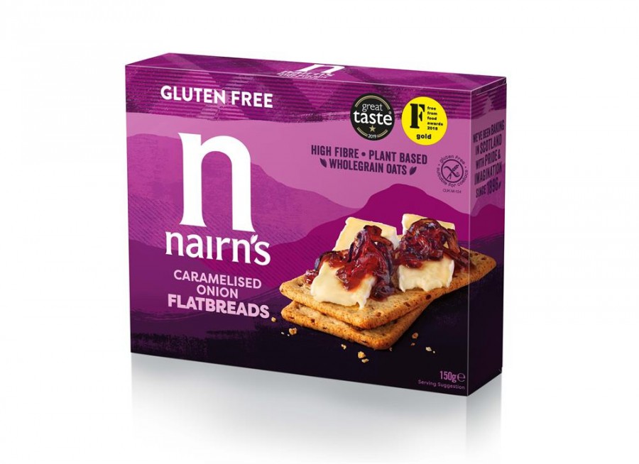 Nairn's Caramelised Onion Flatbreads 150g