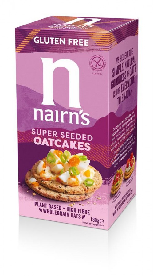 Nairn's Gluten Free Super Seeded Oatcakes 180g