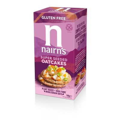 Nairn's Gluten Free Super Seeded Oatcakes 180g