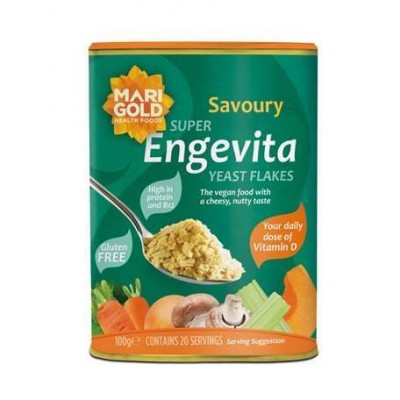 Marigold Super Engevita Vitamin D Yeast Flakes 100g