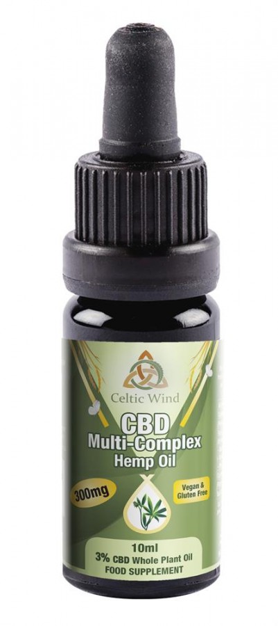 Celtic Wind Crops 300mg Multi-Complex Hemp CBD Oil 10ml