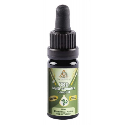 Celtic Wind Crops 300mg Multi-Complex Hemp CBD Oil 10ml