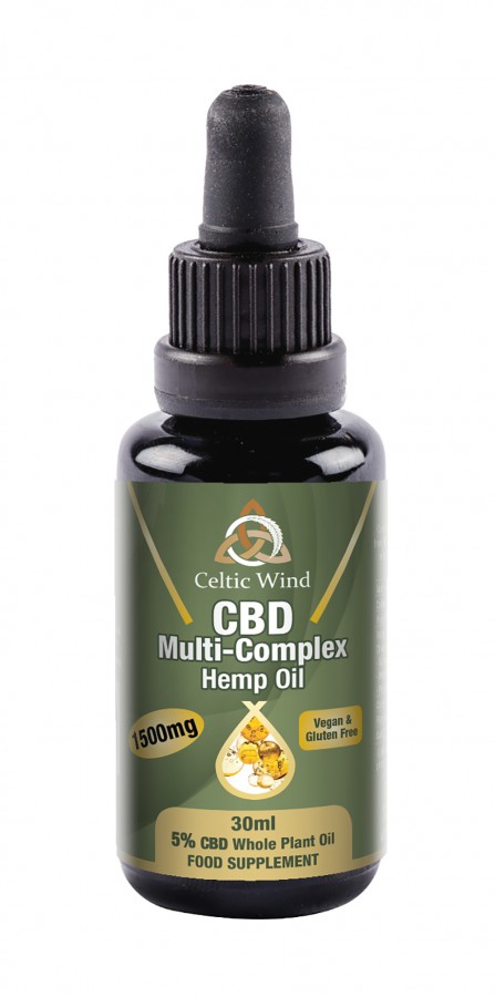 Celtic Wind Crops 1500mg Multi-Complex Hemp CBD Oil 30ml