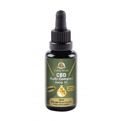 Celtic Wind Crops 1500mg Multi-Complex Hemp CBD Oil 30ml