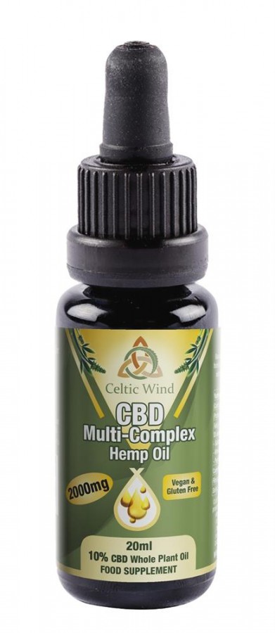 Celtic Wind Crops 2000mg Multi-Complex Hemp CBD Oil 20ml