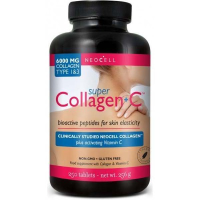 Neocell Super Bovine Collagen + C 250 Tablets