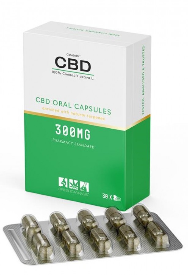 Canabidol CBD 300mg 30 Capsules