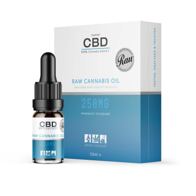 Canabidol Raw CBD Oil Drops 250mg 10ml