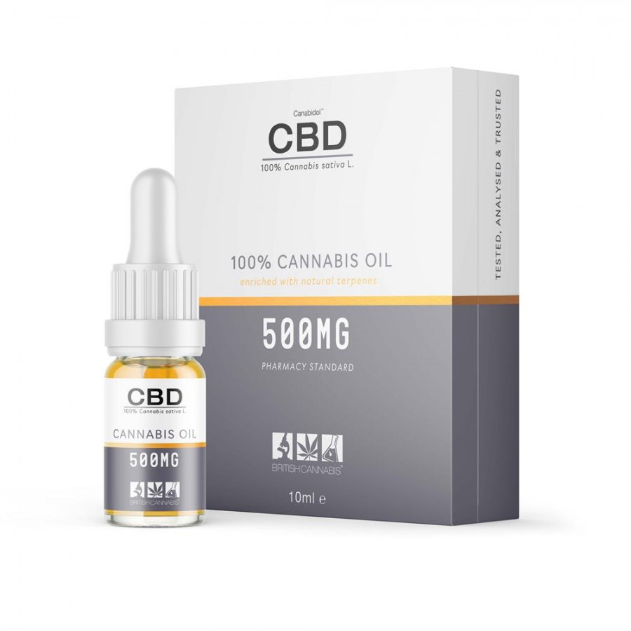 Canabidol CBD Oil Drops 500mg 10ml