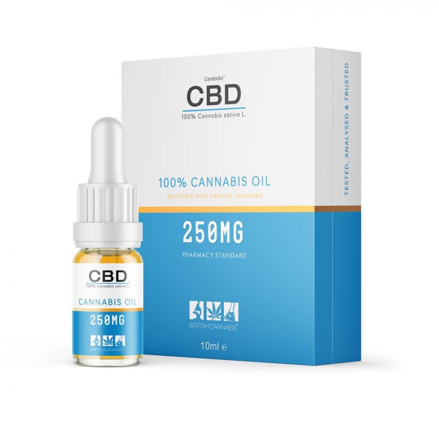 Canabidol CBD Oil Drops 250mg 10ml