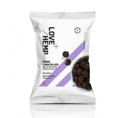 Love Hemp CBD Infused Dark Chocolate Balls 50g