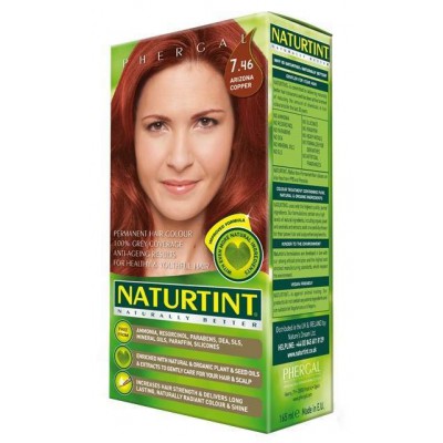 Naturtint Permanent Hair Colour 7.46 Arizona Copper 165ml