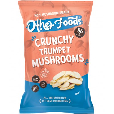 Other Foods Crunchy Trumpet Mushroom Chips - Case of 6