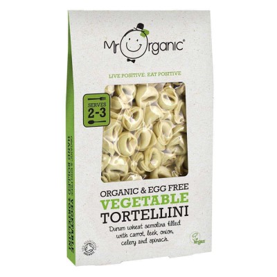Mr Organic Egg Free Vegetables Tortellini 250g