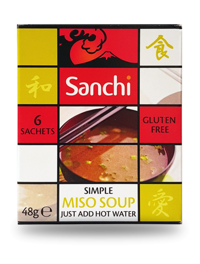 Sanchi Seaweed Miso Instant Soup - 6 Sachets