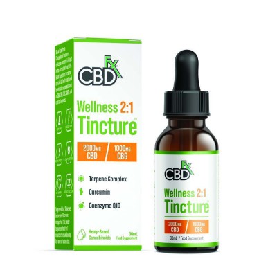 CBDfx Wellness 2:1 Tincture 2000mg CBD Oil 30ml