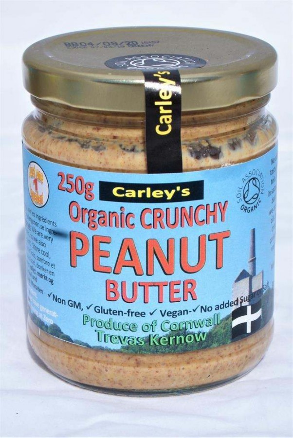 Carley's Organic Crunchy Peanut Butter 250g