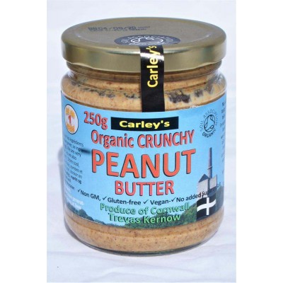 Carley's Organic Crunchy Peanut Butter 250g