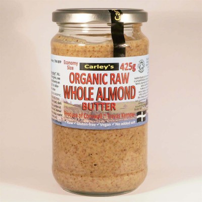 Carley's Organic Raw Almond Butter 425g