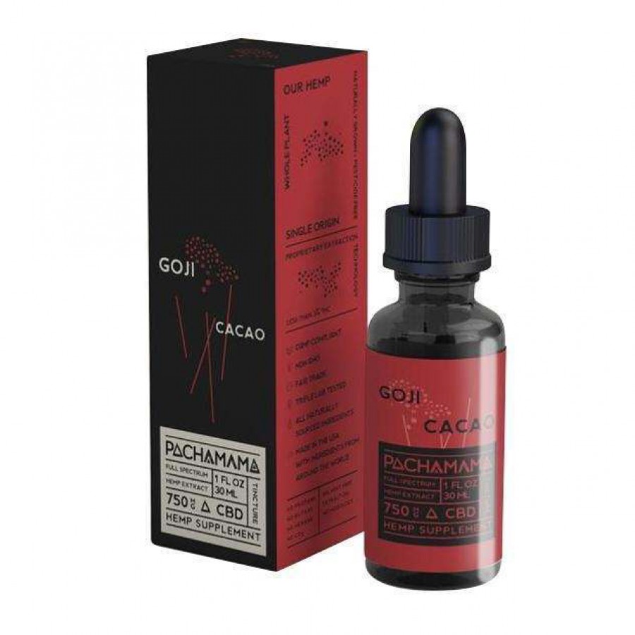 PACHAMAMA Goji & Cacao 750mg CBD Oil 30ml