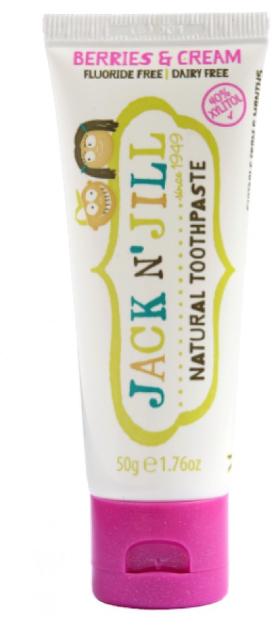 Jack N Jill Berries & Cream Natural Toothpaste 50g