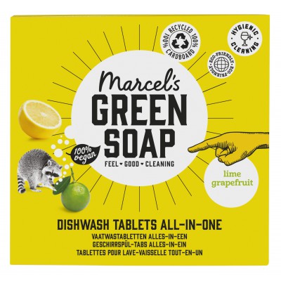 Marcel's Green Soap Grapefruit & Lime Dishwasher Tablets