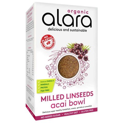 Alara Organic Milled Linseed Acai Bowl 450g